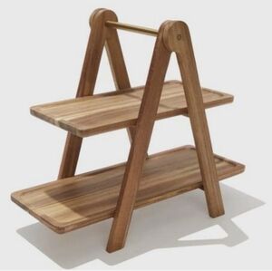 Brand New! Macy Blackwell X Short Stories A-Frame Tiered Appetizer Tray